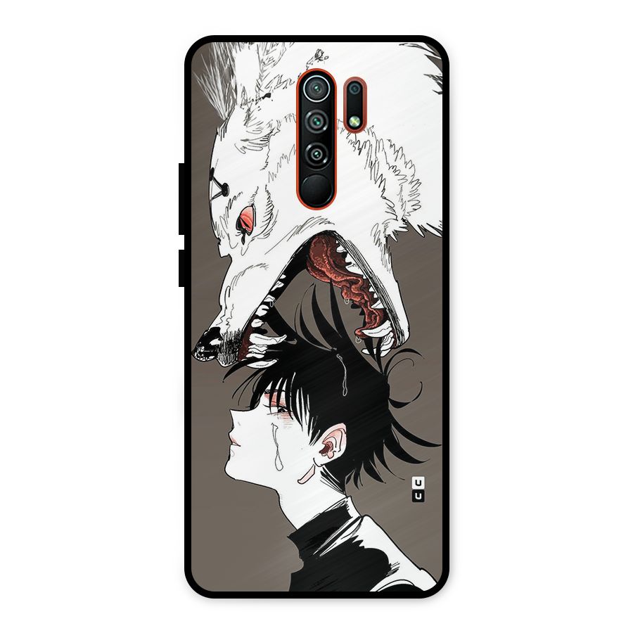 Fushiguro Demon Dog Metal Back Case for Redmi 9 Prime