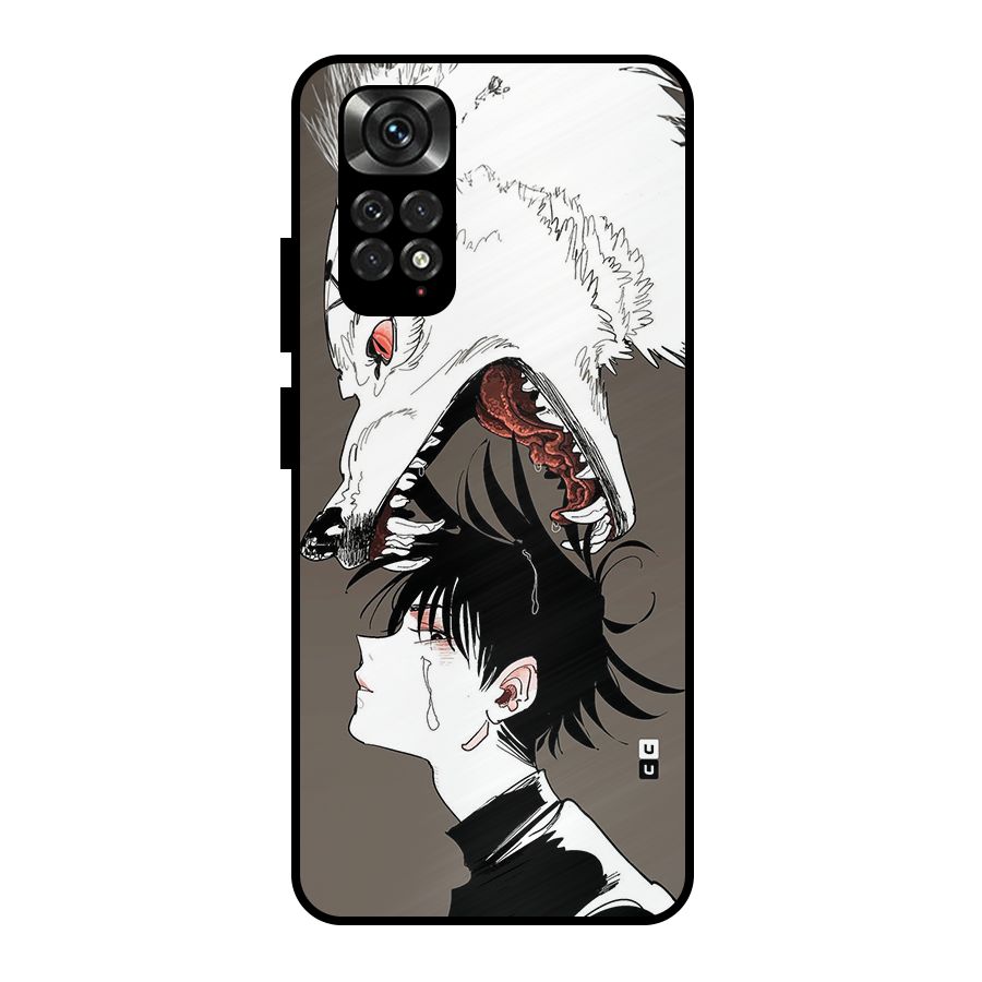 Fushiguro Demon Dog Metal Back Case for Redmi Note 11 Pro Plus 5G