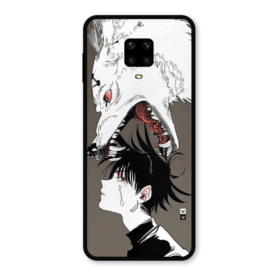 Fushiguro Demon Dog Metal Back Case for Redmi Note 9 Pro
