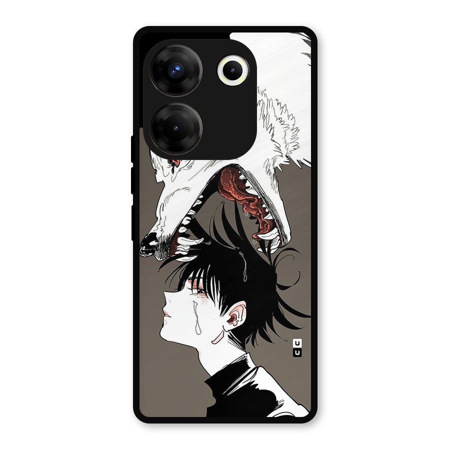 Fushiguro Demon Dog Metal Back Case for Tecno Camon 20