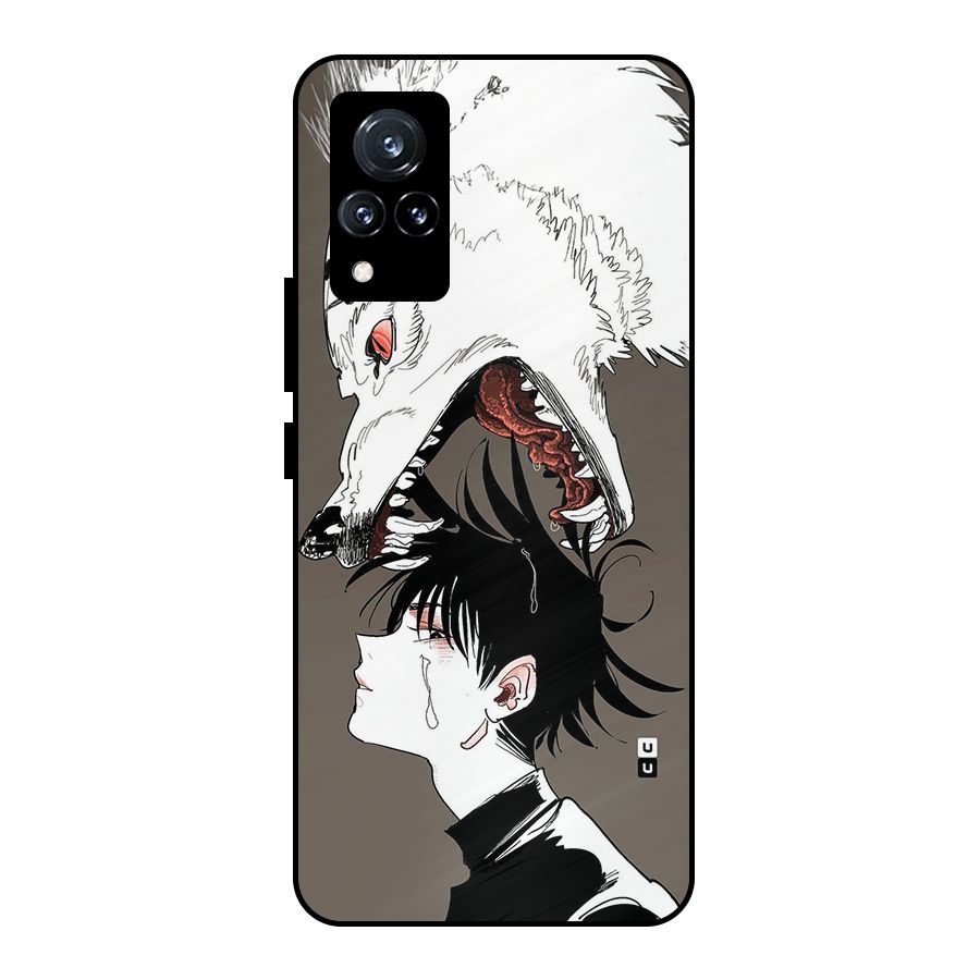 Fushiguro Demon Dog Metal Back Case for Vivo V21 5G