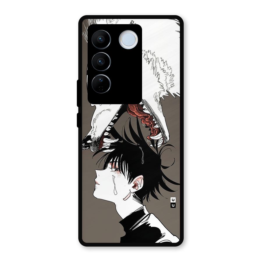 Fushiguro Demon Dog Metal Back Case for Vivo V27