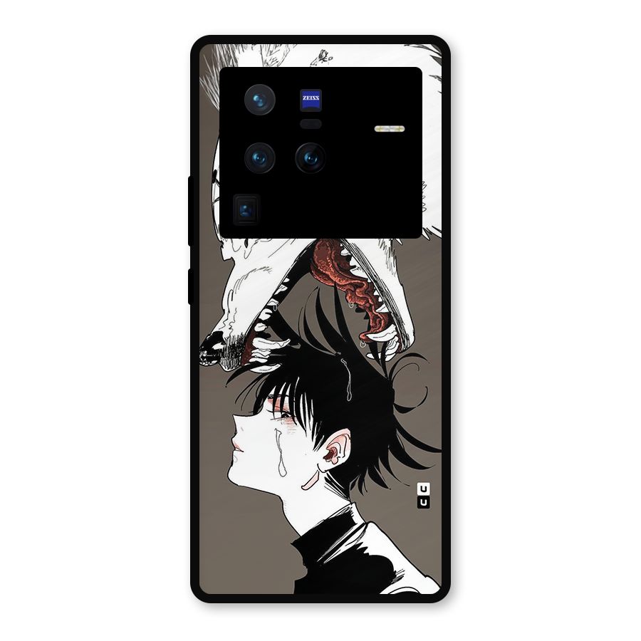 Fushiguro Demon Dog Metal Back Case for Vivo X80 Pro