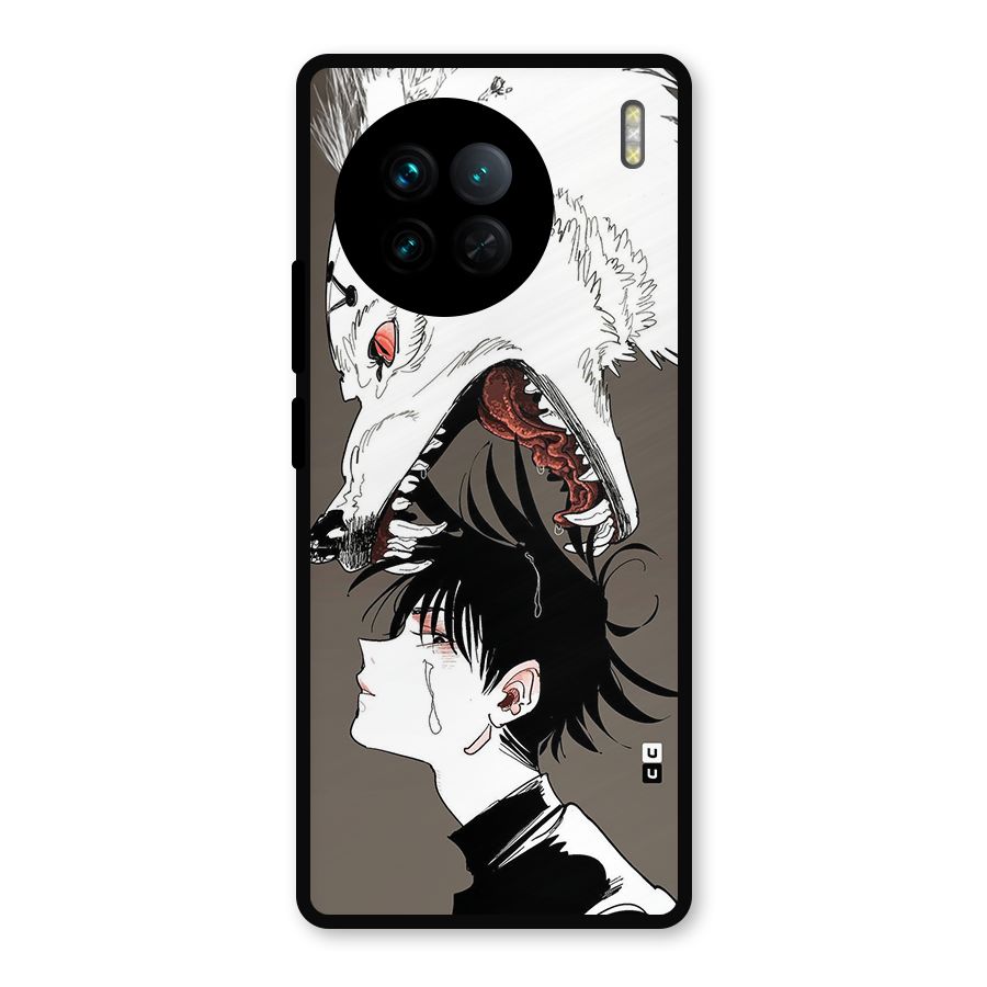 Fushiguro Demon Dog Metal Back Case for Vivo X90