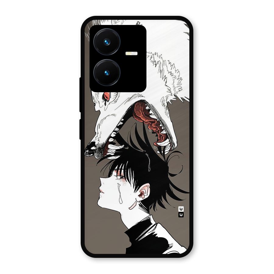 Fushiguro Demon Dog Metal Back Case for Vivo Y22
