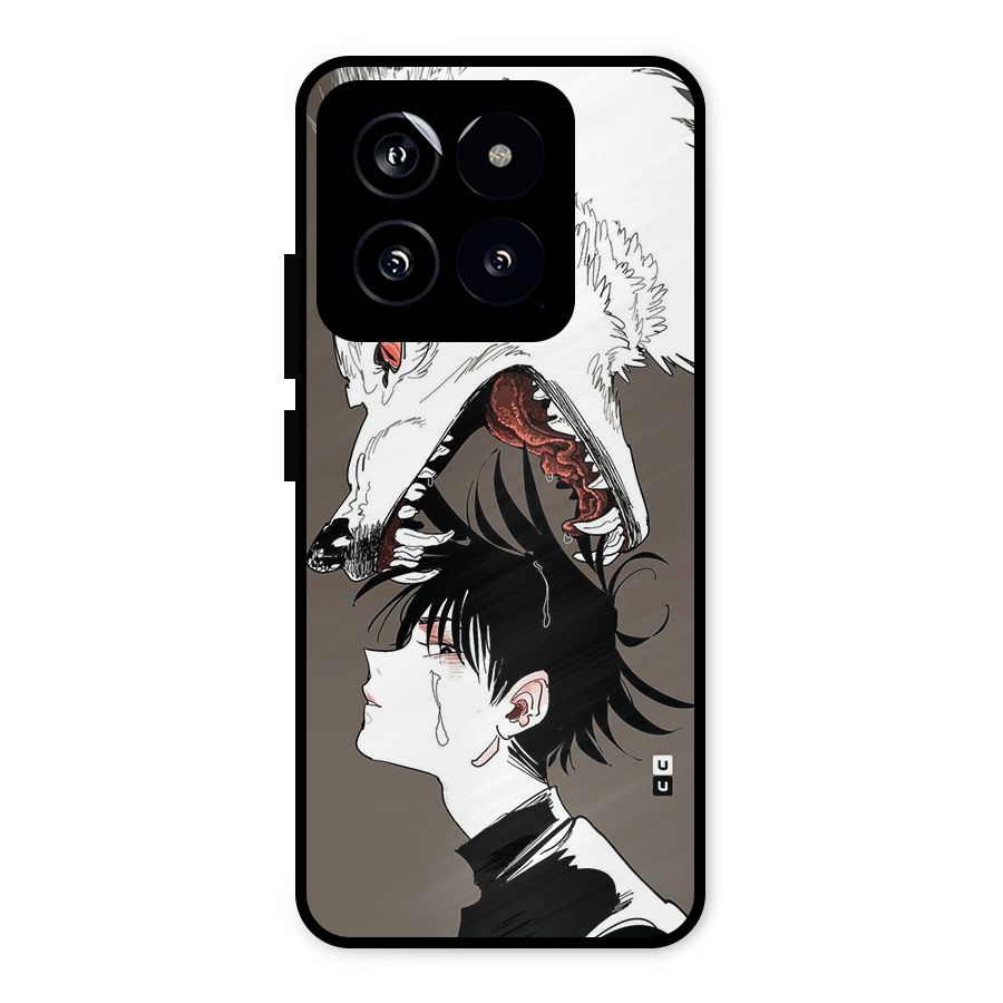 Fushiguro Demon Dog Metal Back Case for Xiaomi 14