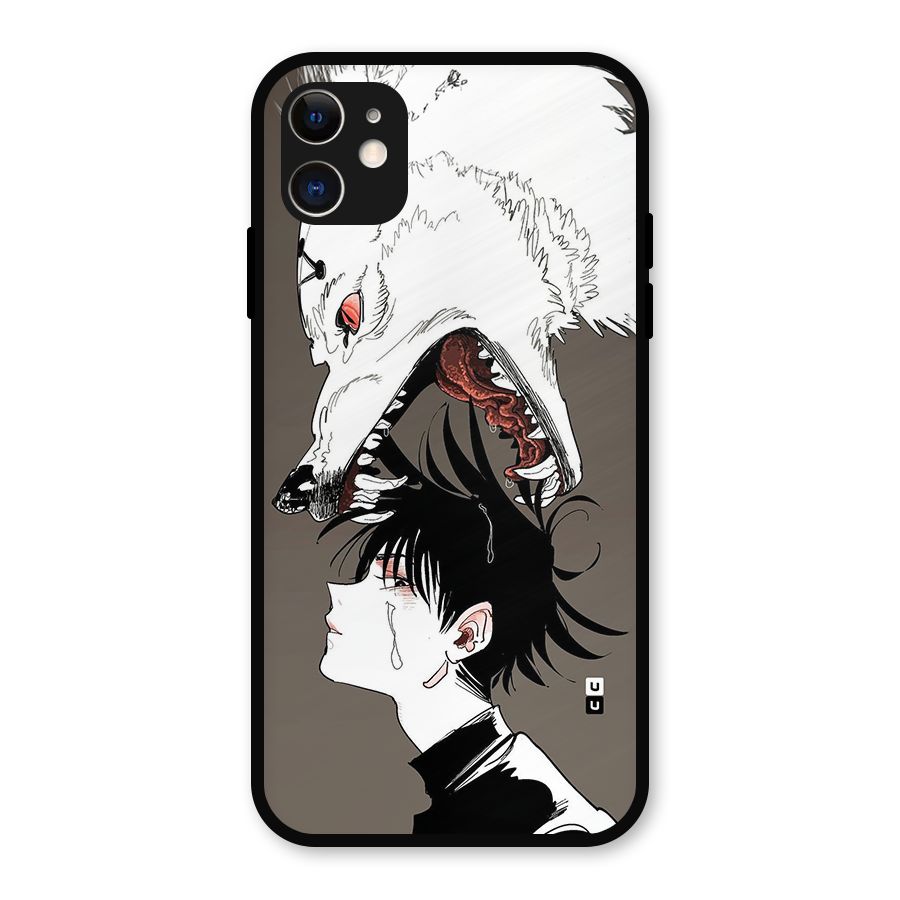 Fushiguro Demon Dog Metal Back Case for iPhone 11
