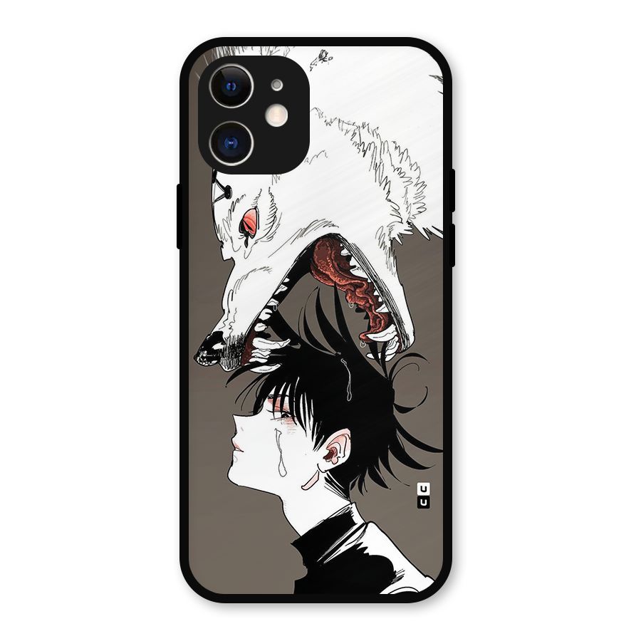 Fushiguro Demon Dog Metal Back Case for iPhone 12