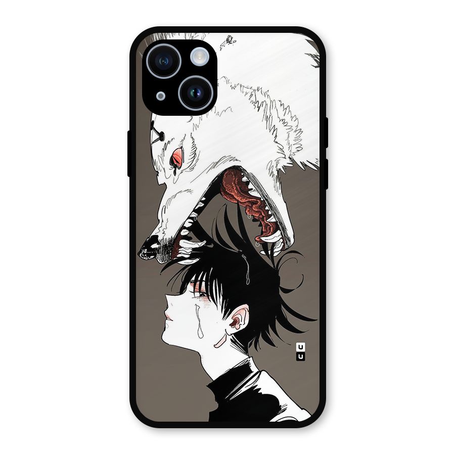 Fushiguro Demon Dog Metal Back Case for iPhone 14
