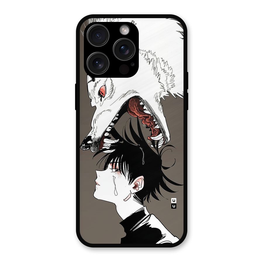 Fushiguro Demon Dog Metal Back Case for iPhone 15 Pro Max