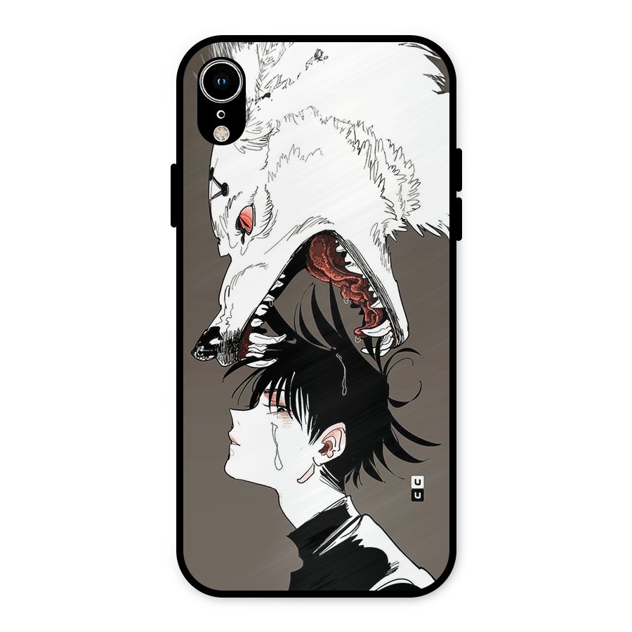 Fushiguro Demon Dog Metal Back Case for iPhone XR