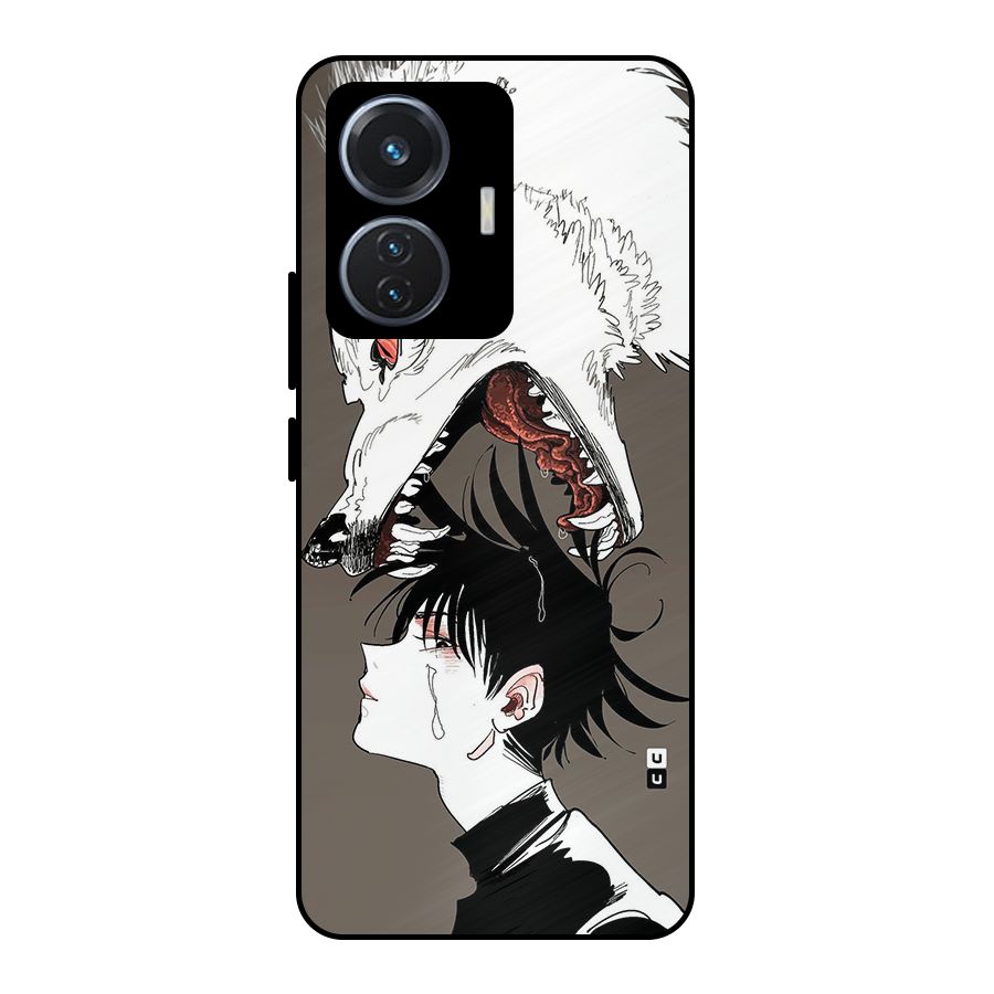Fushiguro Demon Dog Metal Back Case for iQOO Z6 44W