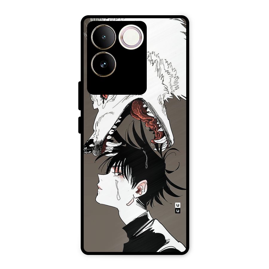 Fushiguro Demon Dog Metal Back Case for iQOO Z7 Pro
