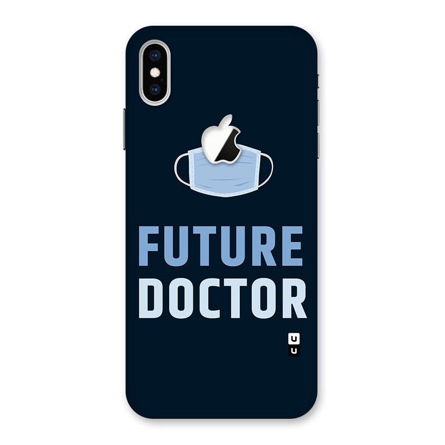 Future Doctor Back Case for iPhone XS Max Apple Cut