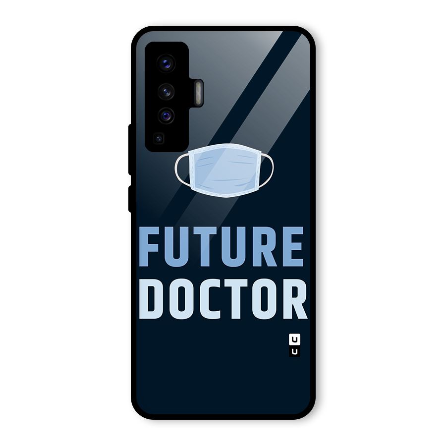 Future Doctor Glass Back Case for Vivo X50