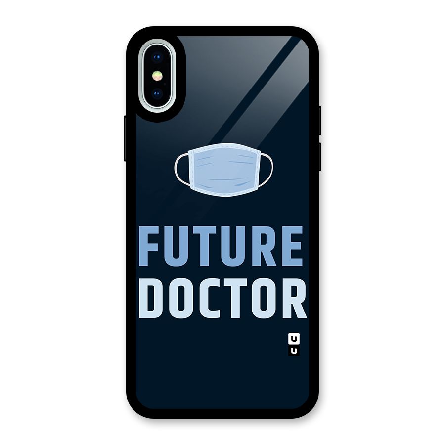 Future Doctor Glass Back Case for iPhone X
