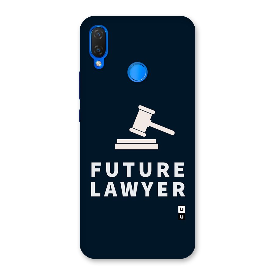 Future Lawyer Back Case for Huawei P Smart+