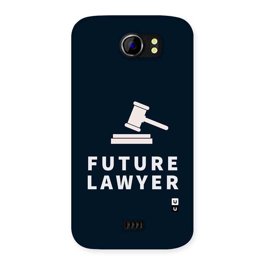 Future Lawyer Back Case for Micromax Canvas 2 A110