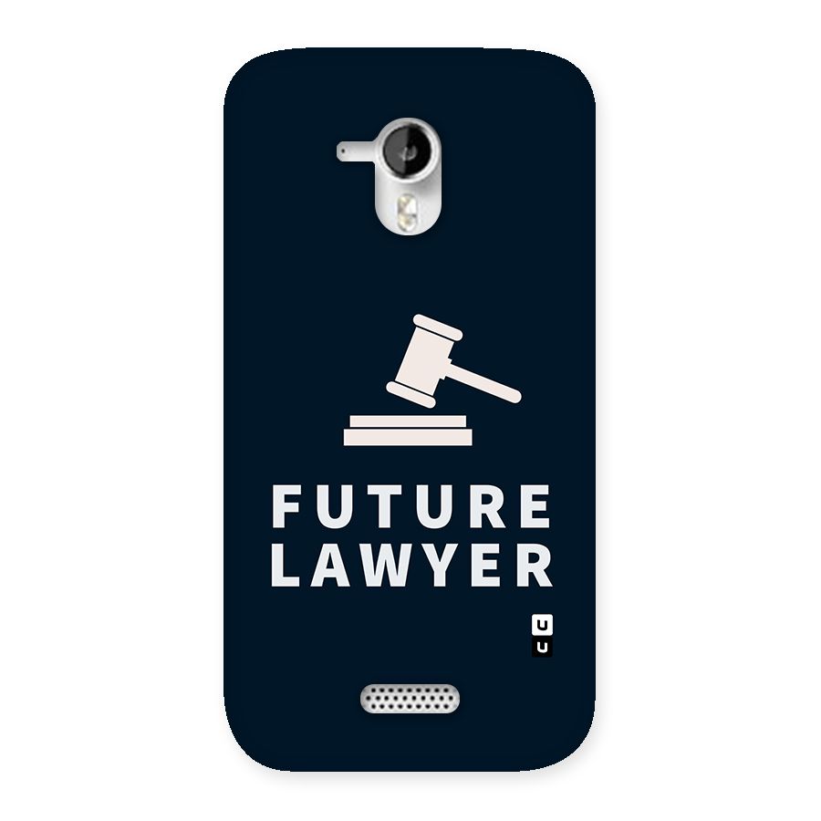 Future Lawyer Back Case for Micromax Canvas HD A116