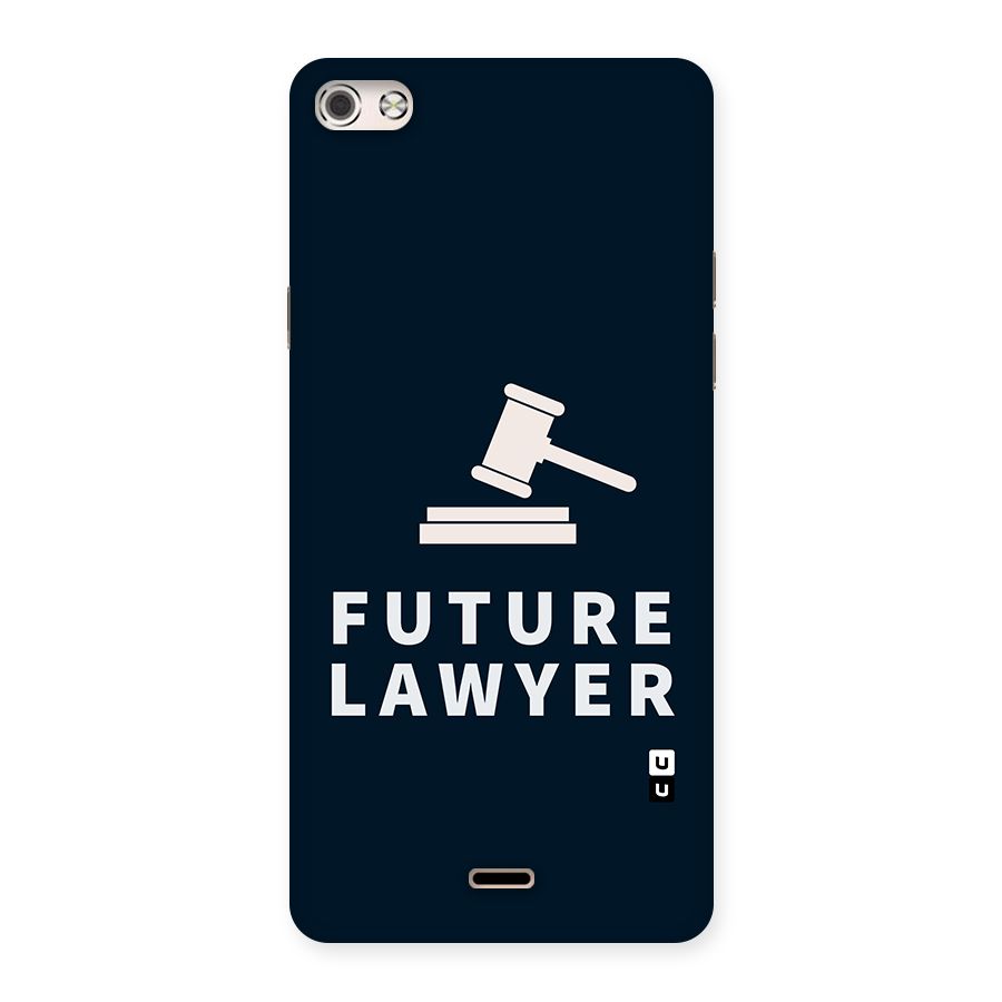 Future Lawyer Back Case for Micromax Canvas Silver 5
