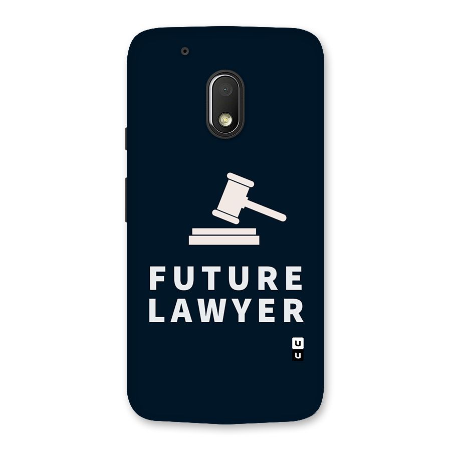 Future Lawyer Back Case for Moto G4 Play