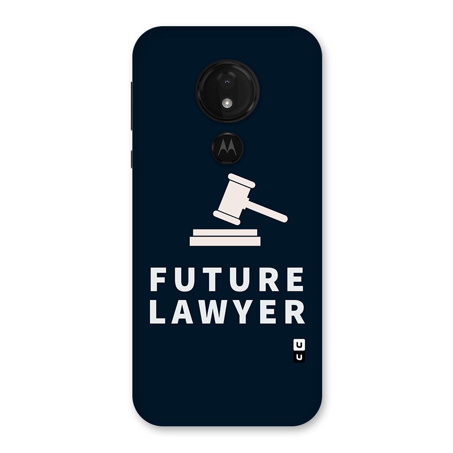 Future Lawyer Back Case for Moto G7 Power