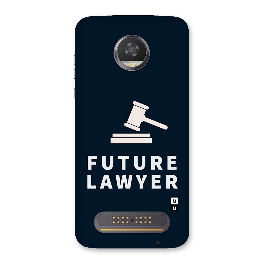 Future Lawyer Back Case for Moto Z2 Play