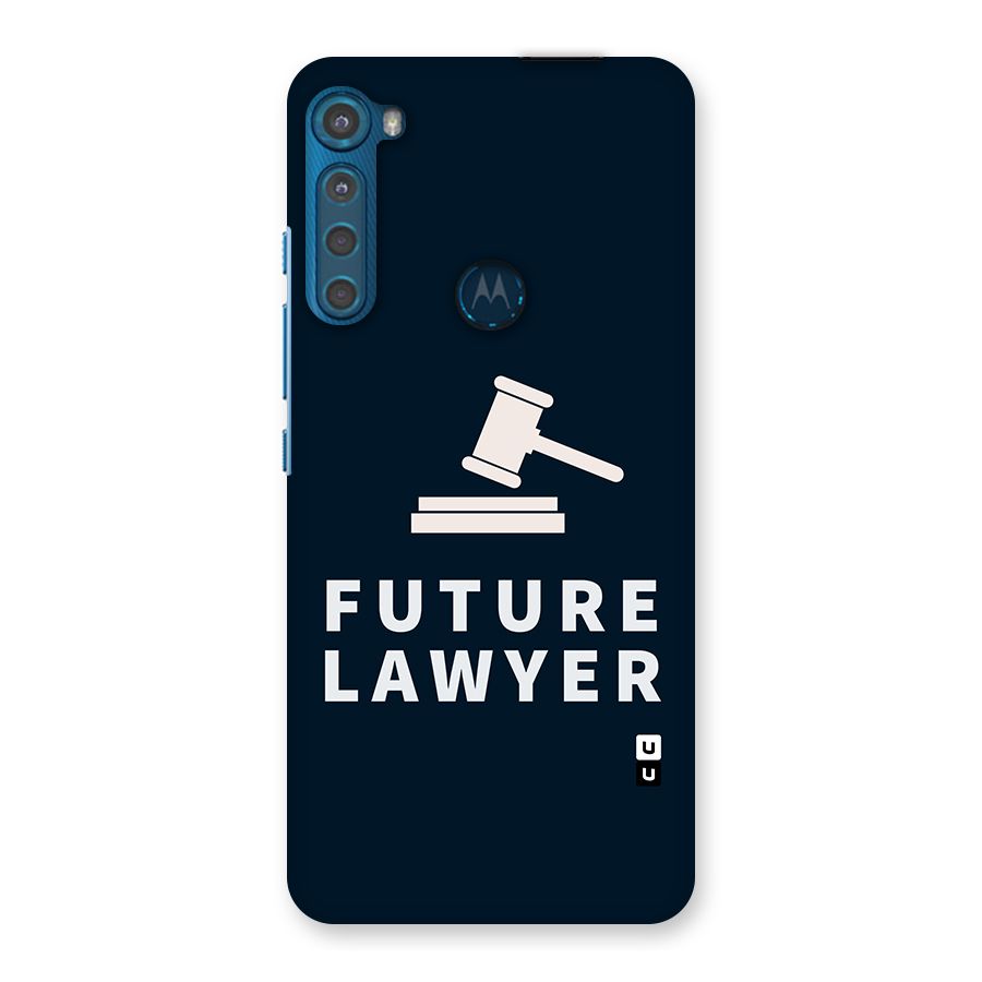 Future Lawyer Back Case for Motorola One Fusion Plus
