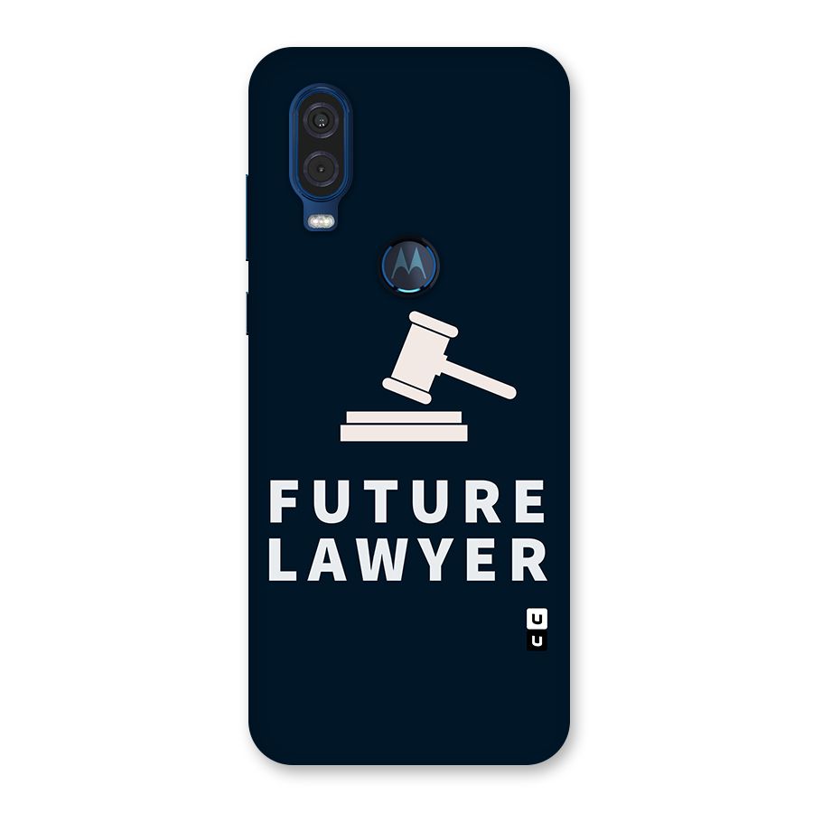 Future Lawyer Back Case for Motorola One Vision