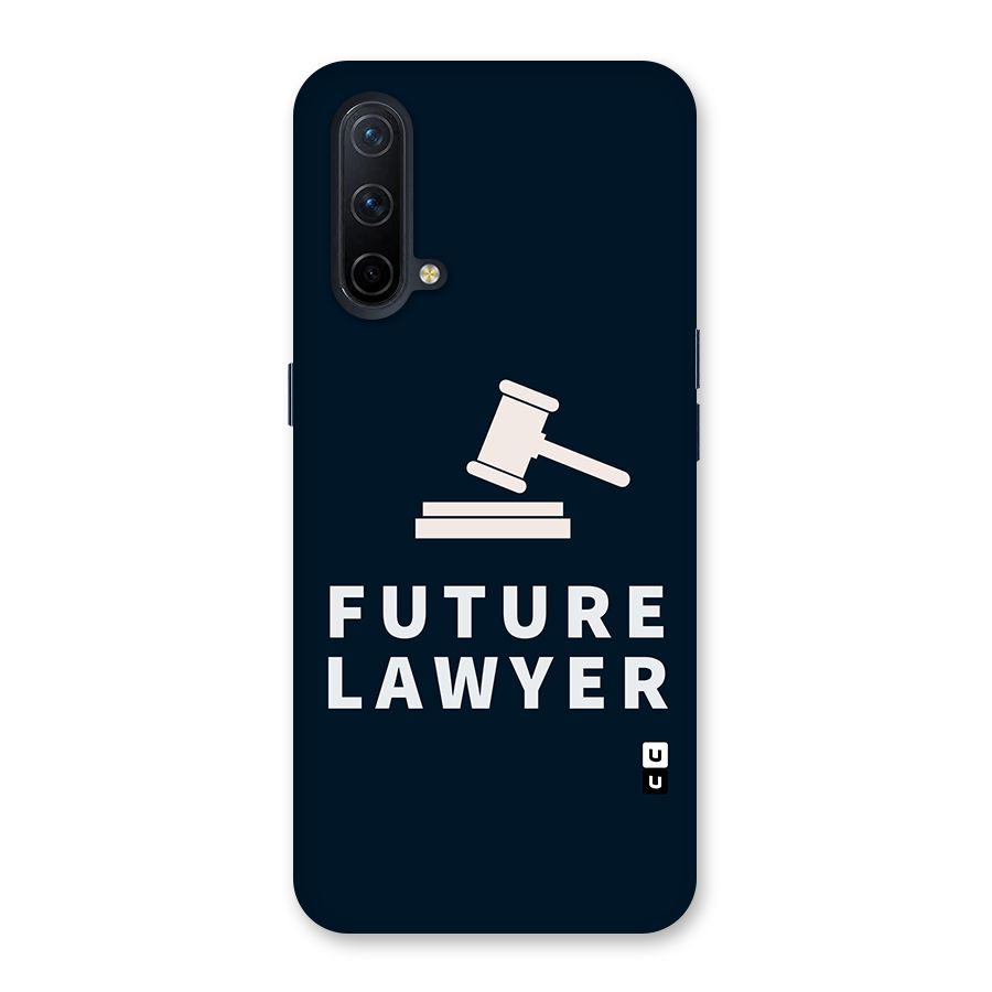 Future Lawyer Glass Back Case for OnePlus Nord CE 5G