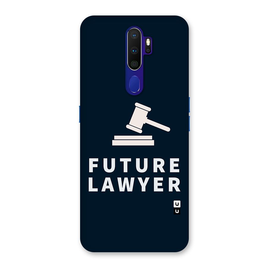 Future Lawyer Back Case for Oppo A9 (2020)