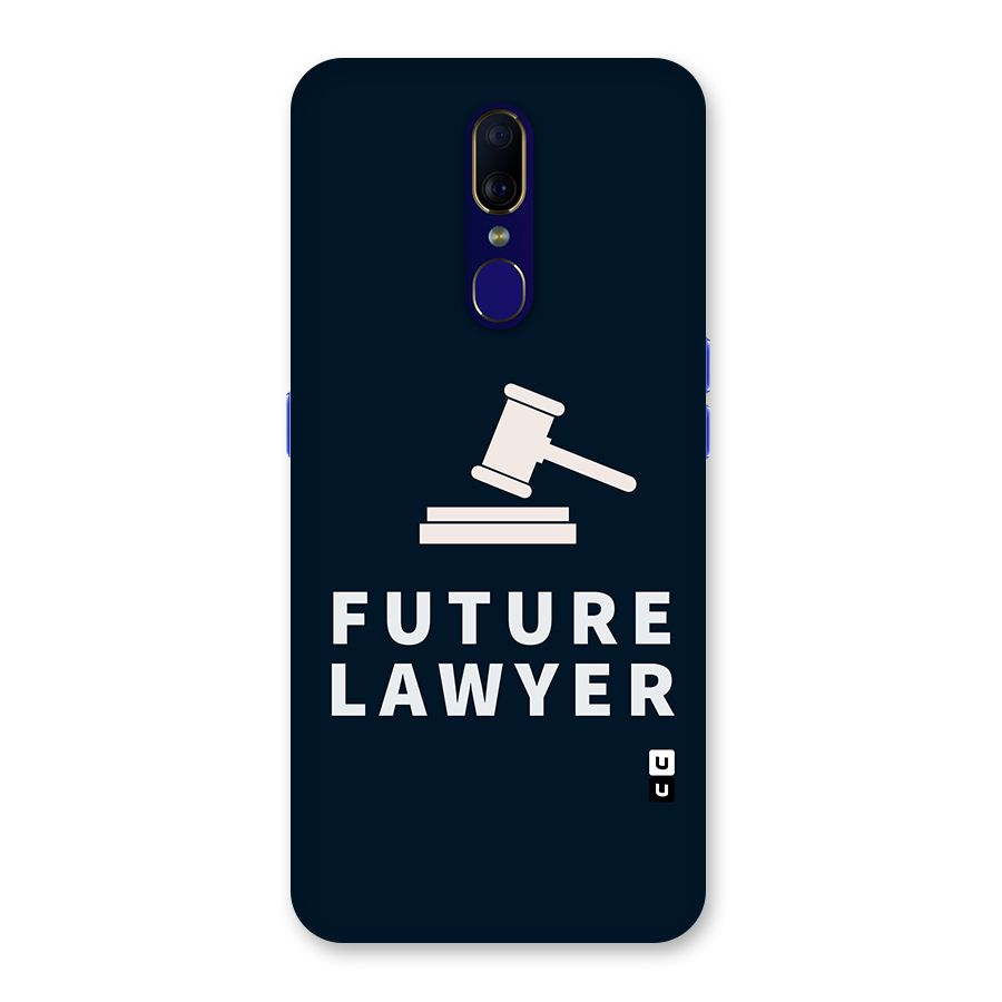 Future Lawyer Back Case for Oppo F11