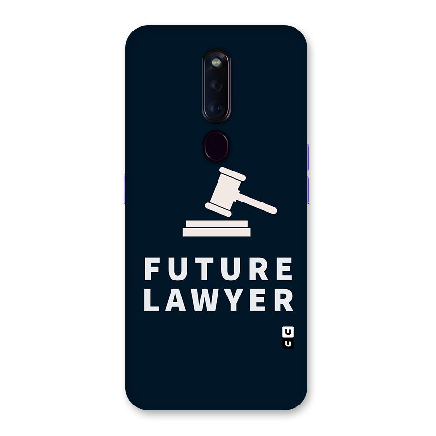 Future Lawyer Back Case for Oppo F11 Pro
