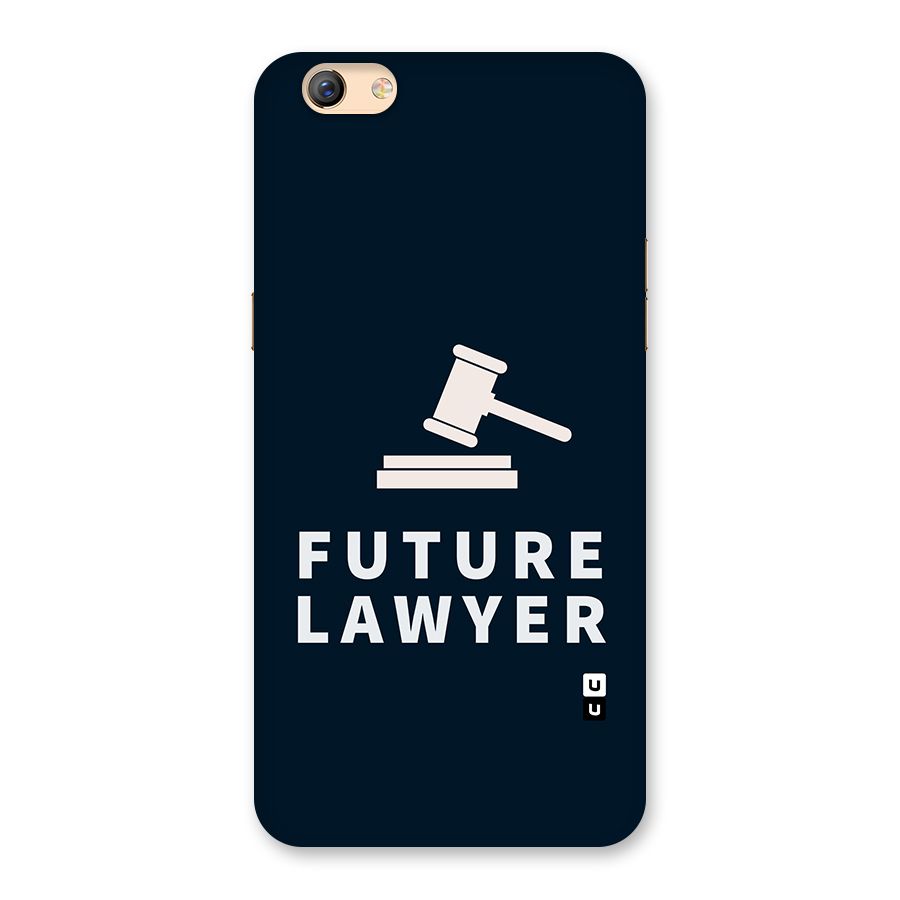 Future Lawyer Back Case for Oppo F3 Plus