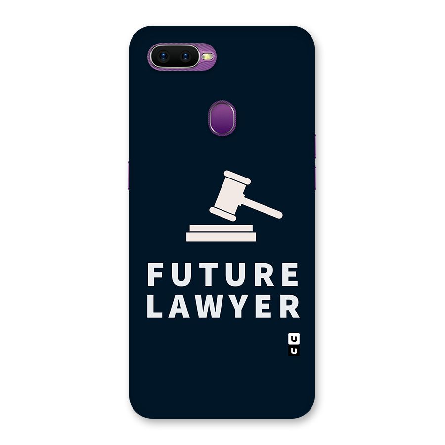 Future Lawyer Back Case for Oppo F9