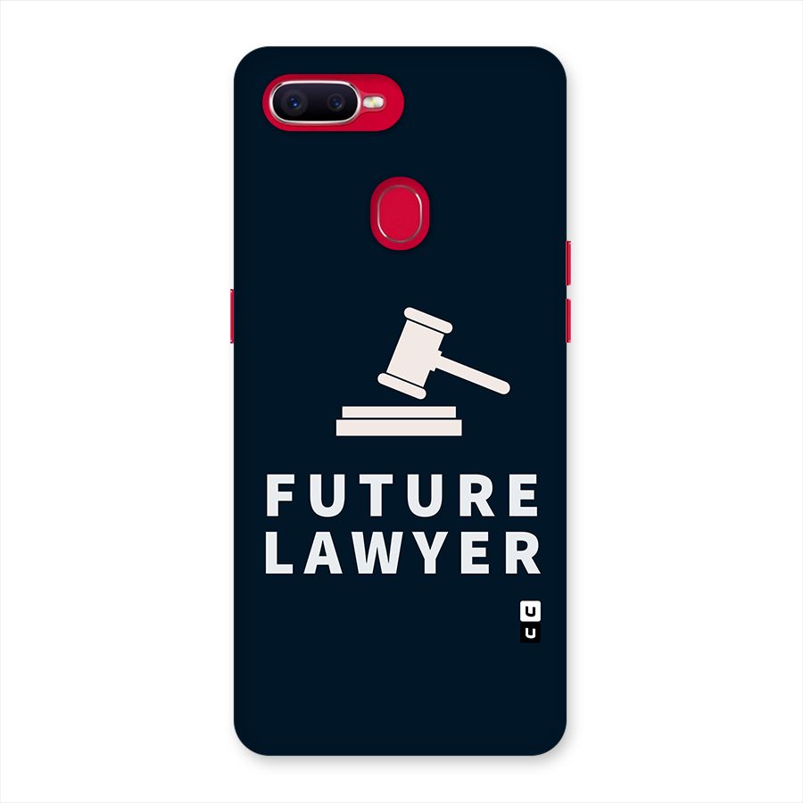 Future Lawyer Back Case for Oppo F9 Pro