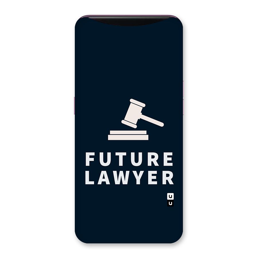 Future Lawyer Back Case for Oppo Find X