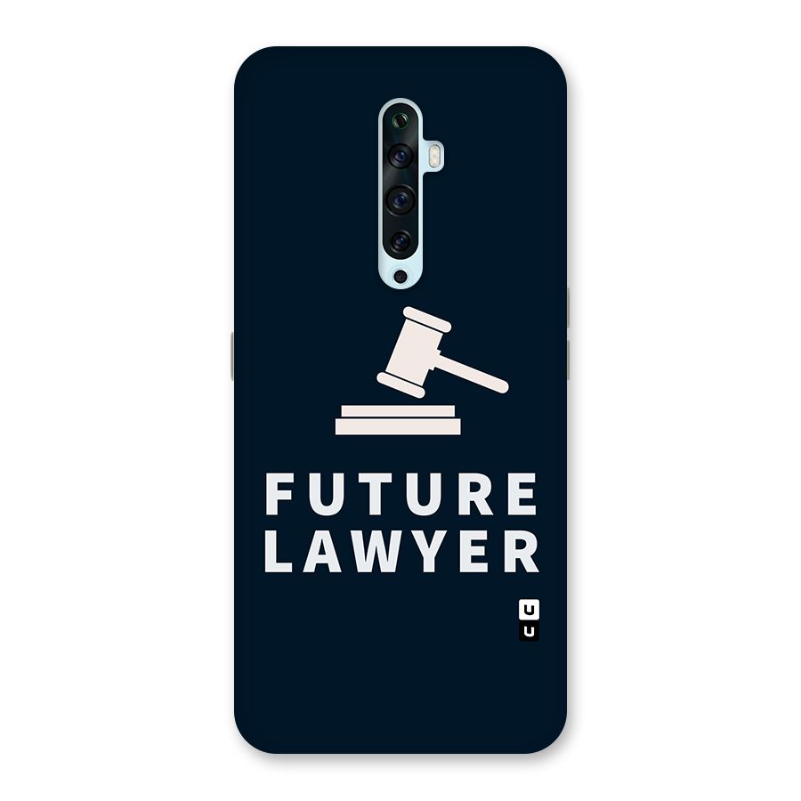 Future Lawyer Back Case for Oppo Reno2 F