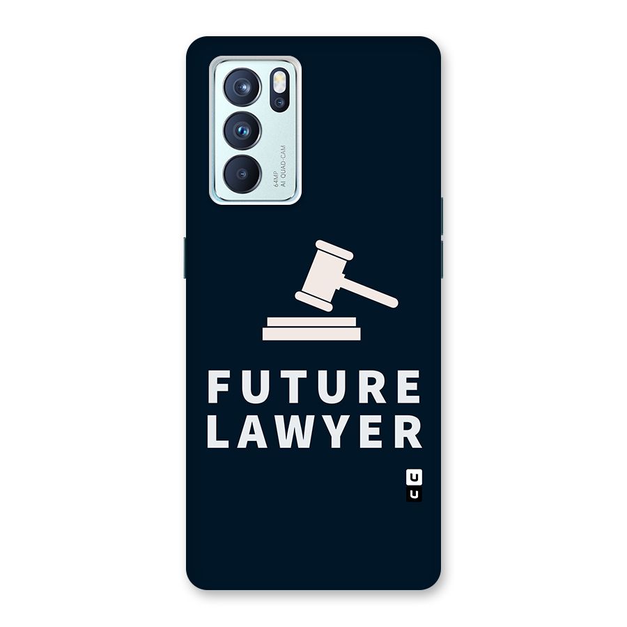 Future Lawyer Glass Back Case for Oppo Reno6 Pro 5G