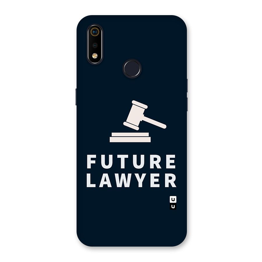 Future Lawyer Back Case for Realme 3i