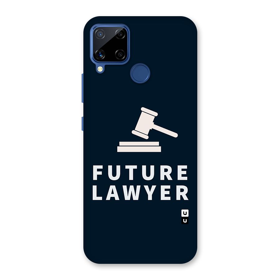 Future Lawyer Glass Back Case for Realme Narzo 30A