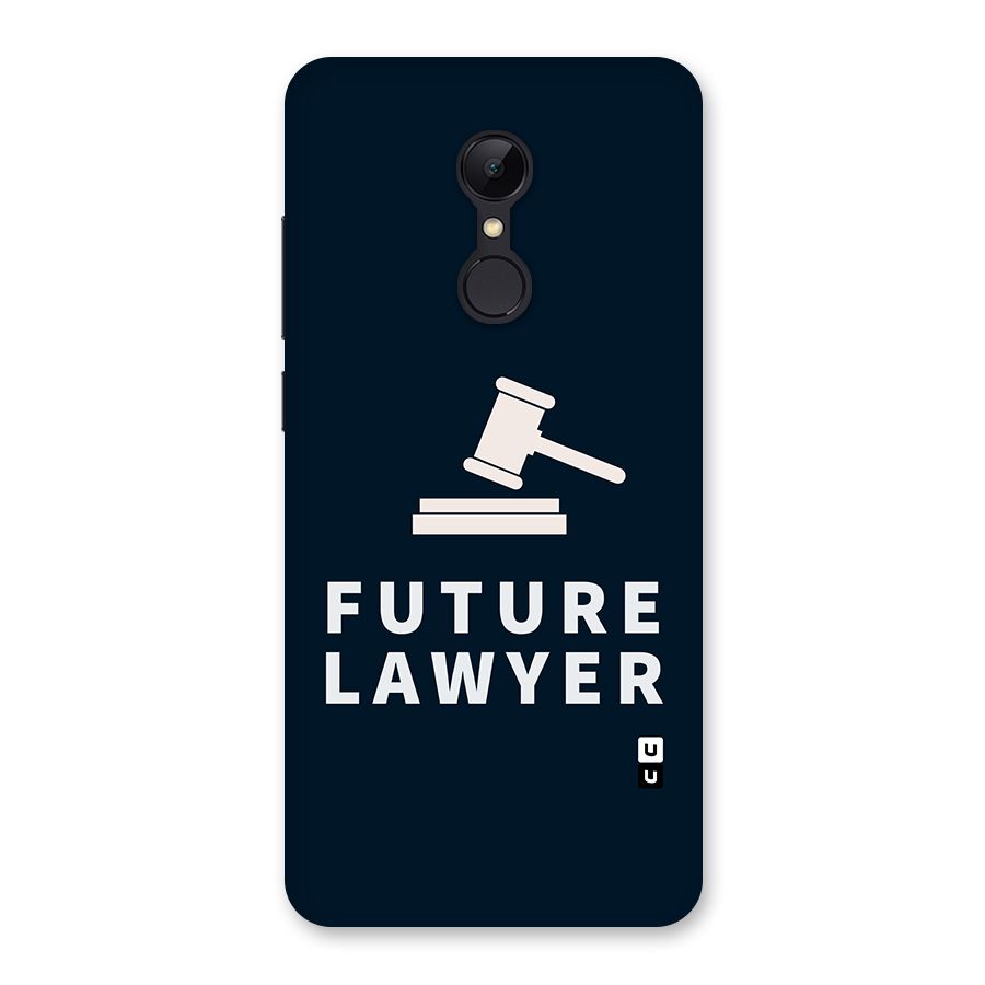Future Lawyer Back Case for Redmi 5