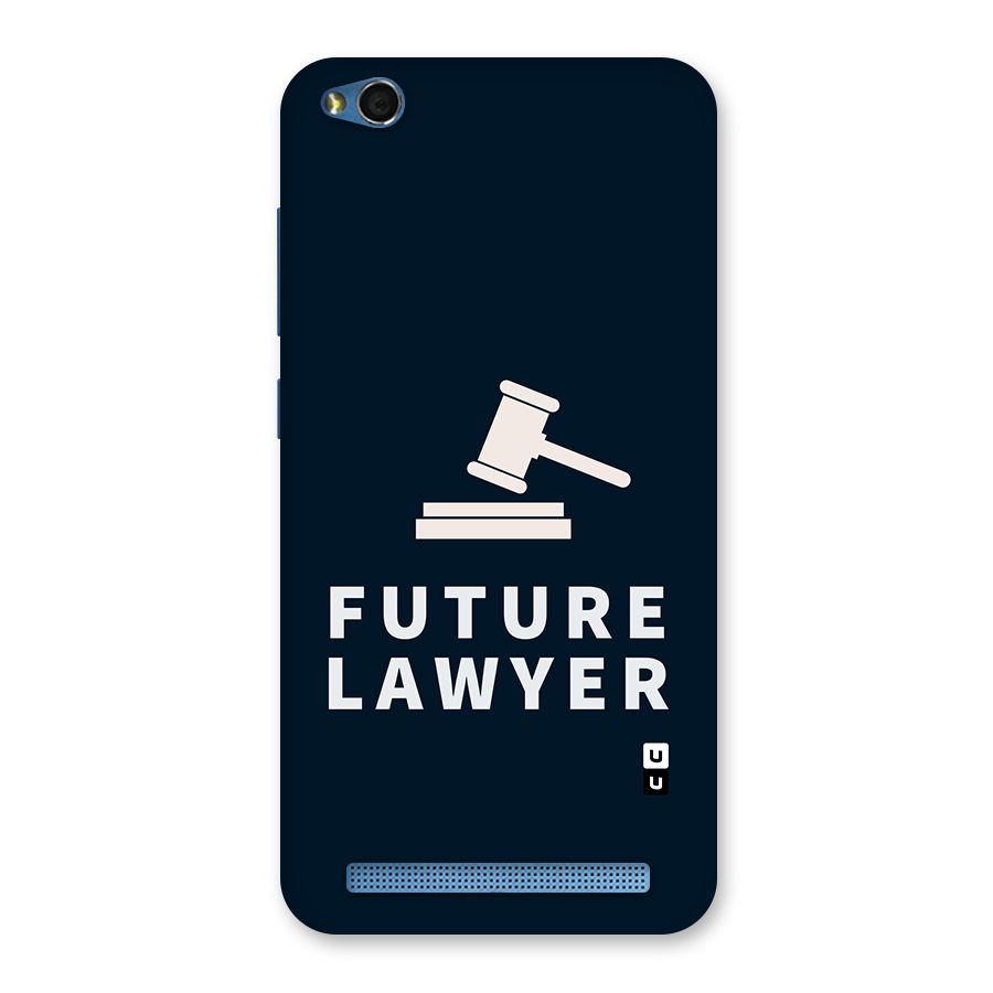 Future Lawyer Back Case for Redmi 5A