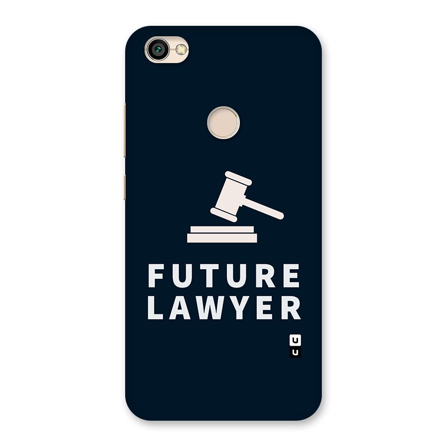 Future Lawyer Back Case for Redmi Y1 2017