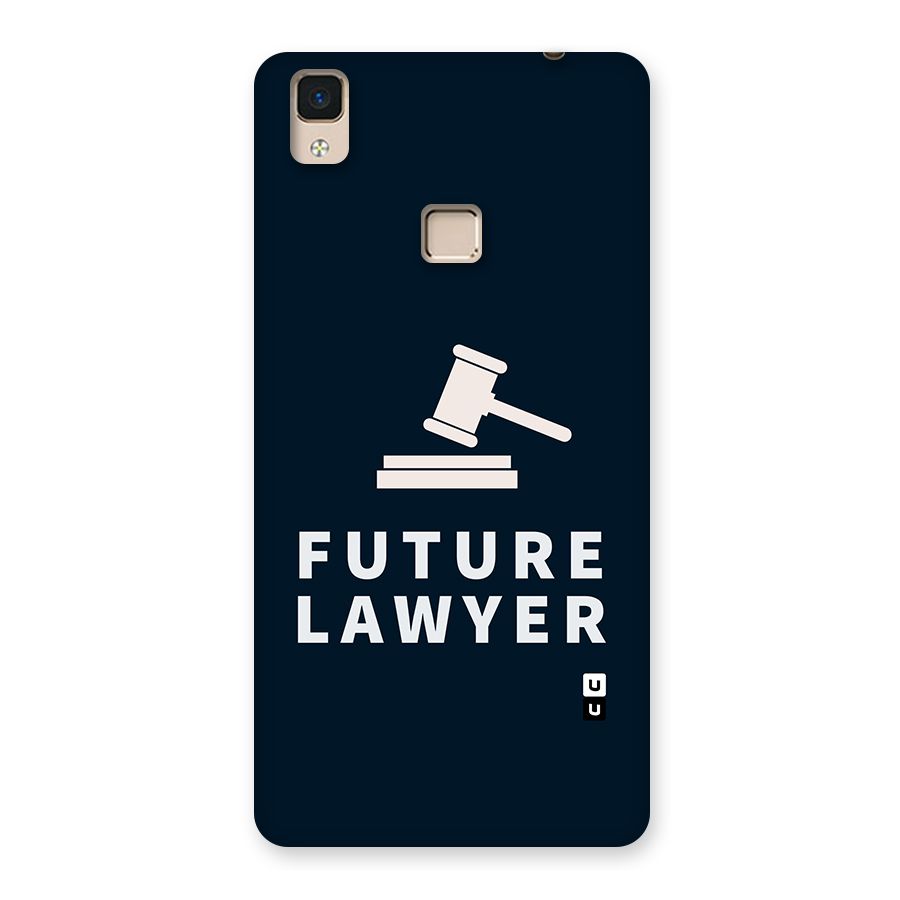 Future Lawyer Back Case for V3 Max