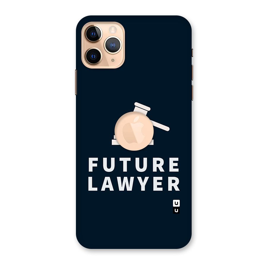 Future Lawyer Back Case for iPhone 11 Pro Max Logo Cut