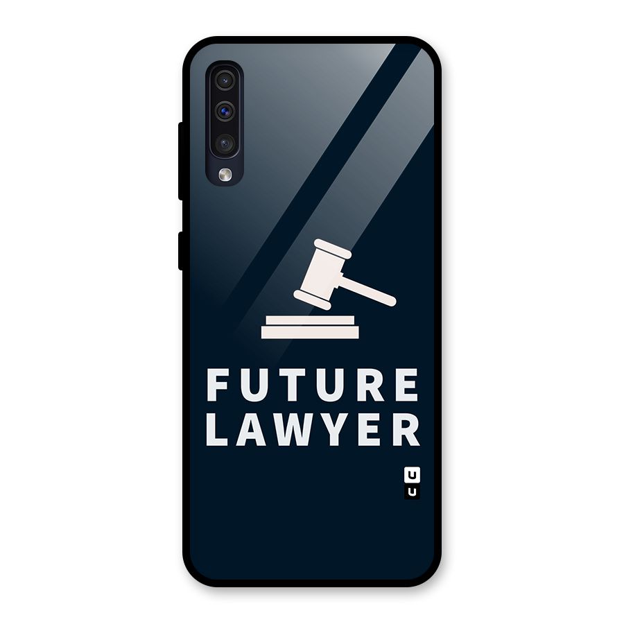 Future Lawyer Glass Back Case for Galaxy A30s