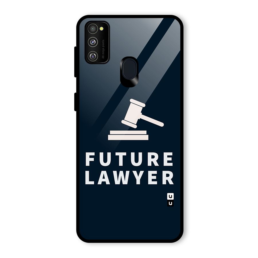 Future Lawyer Glass Back Case for Galaxy M30s