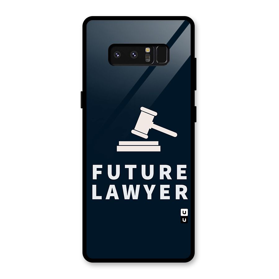 Future Lawyer Glass Back Case for Galaxy Note 8
