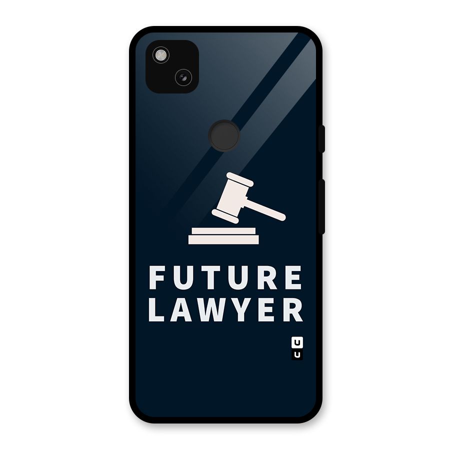 Future Lawyer Glass Back Case for Google Pixel 4a